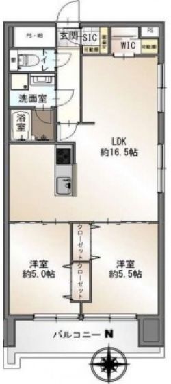 サンメゾン与力【東南角部屋】Ｒ５年８月フルリノベ・３路線利用可