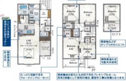 ブルーミングガーデン寝屋川市 菅相塚町 新築一戸建て２棟1号棟