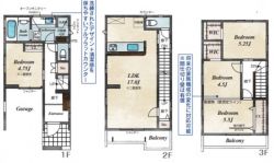 ブルーミングガーデン東大阪市 大蓮東１丁目 新築一戸建て2棟2号棟★