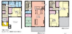 【成約済・売り出し事例】リナージュ池田市 桃園１丁目 新築一戸建て23-1期2棟2号棟