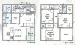 クレイドルガーデン寝屋川市 国松町 新築一戸建て6棟2号棟